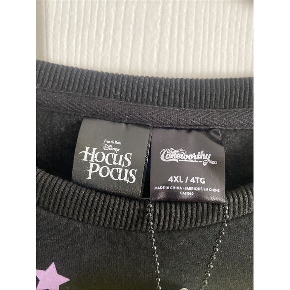 Cakeworthy Disney Womens 4X Hocus Pocus Graphic Pullover‎ Sweatshirt New - Picture 3 of 3